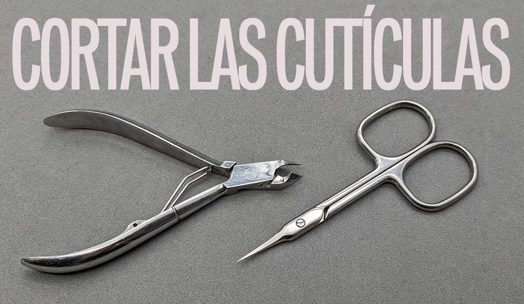 alicates y tijeras de cutículas herramientas de manicura