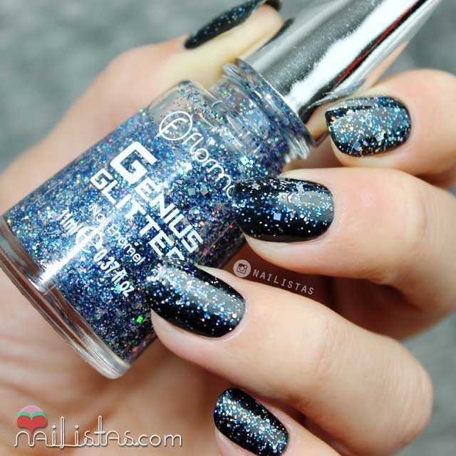 flormal esmalte de uñas glitter