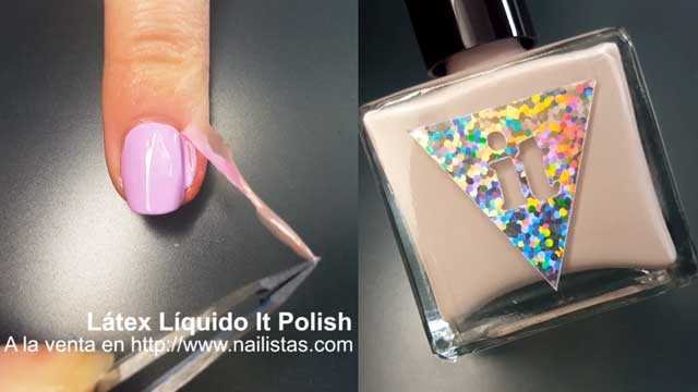 Latex para uñas y nail art máscara protectoira mess no more liquid palisade