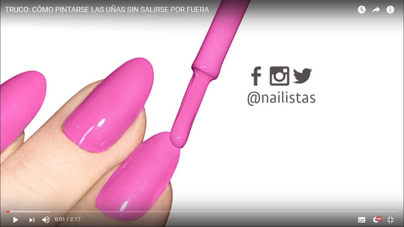 Como pintarse las uñas sin salirse por fuera