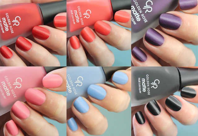 Donde comprar esmaltes mate Golden Rose Matte Lacquer