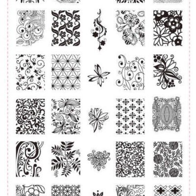 comprar placas de estampación acrílicas para stamping nail art
