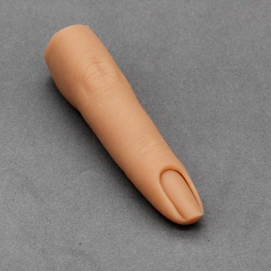 dedo practicas uñas silicona
