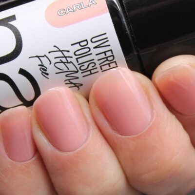 esmalte semipermanente manicura francesa color nude porcelana Carla de Nailistas