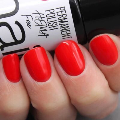 esmalte semipermanente color rojo Lana de Nailistas